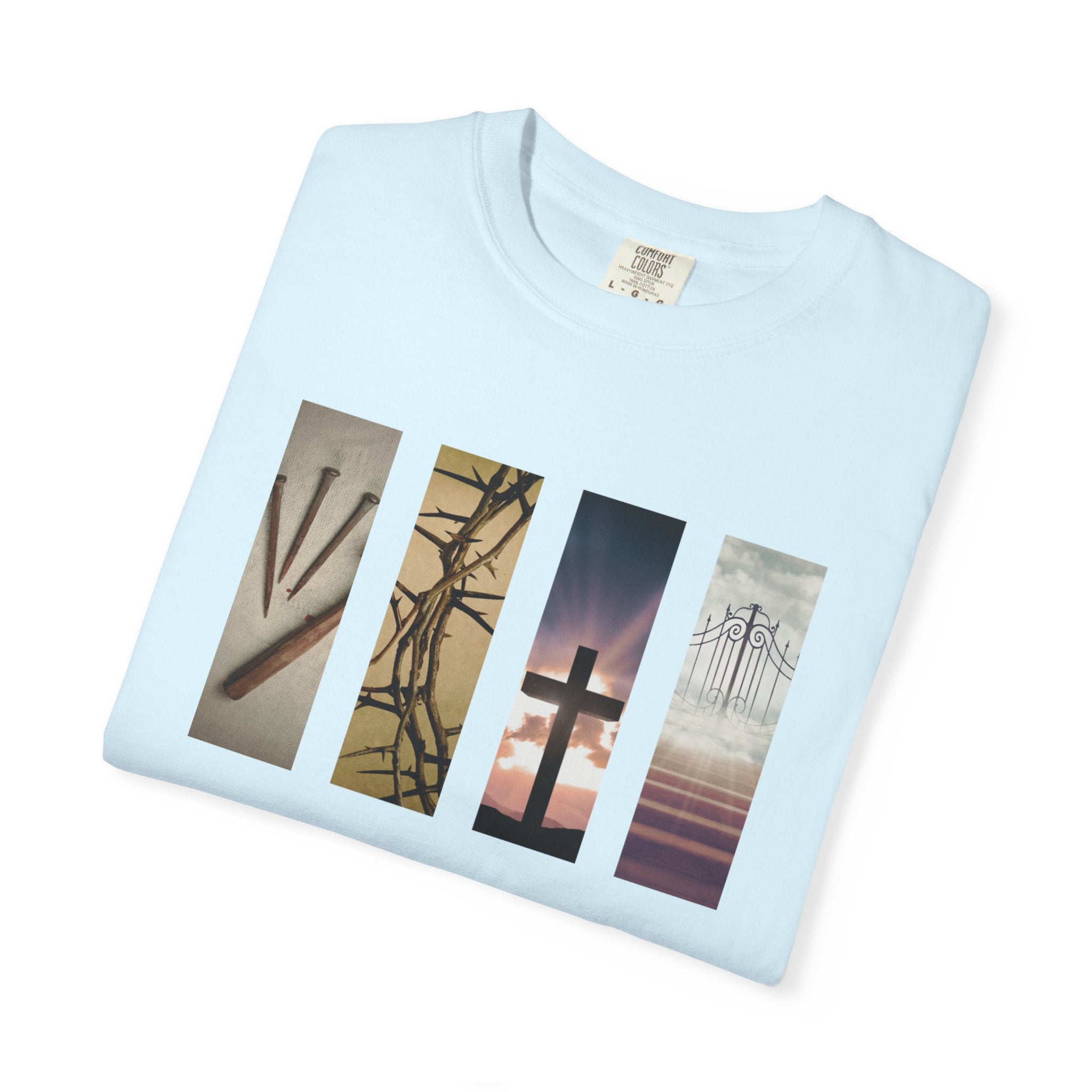 Forgiven Unisex T-Shirt - 3 Nails 1 Cross Design
