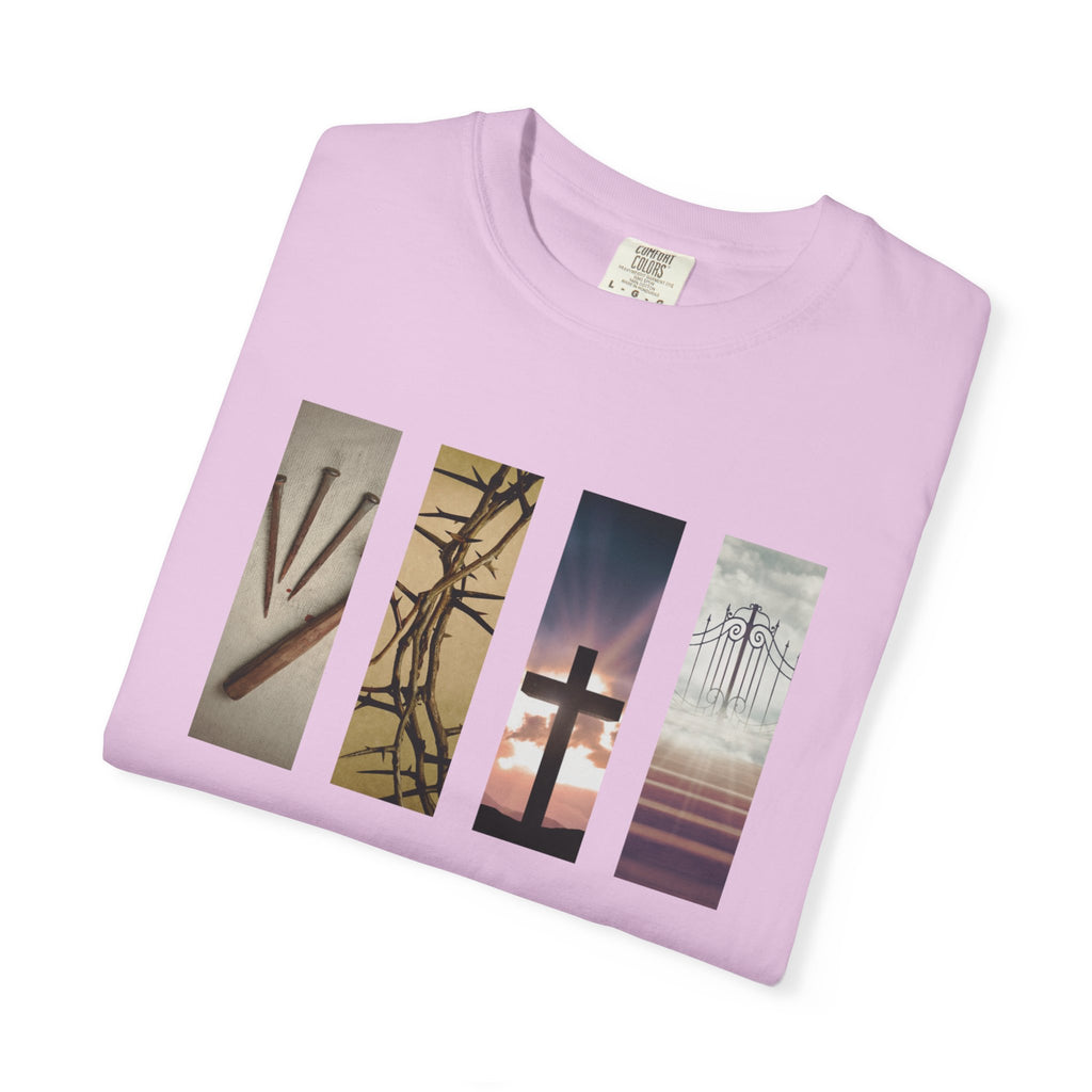 Forgiven Unisex T-Shirt - 3 Nails 1 Cross Design