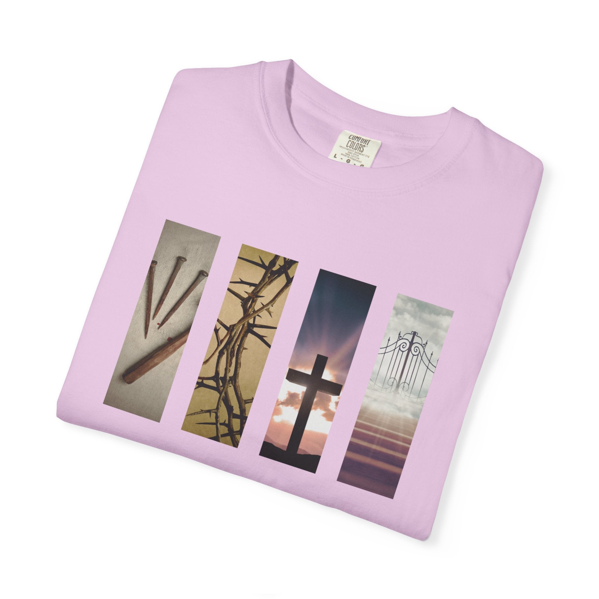 Forgiven Unisex T-Shirt - 3 Nails 1 Cross Design