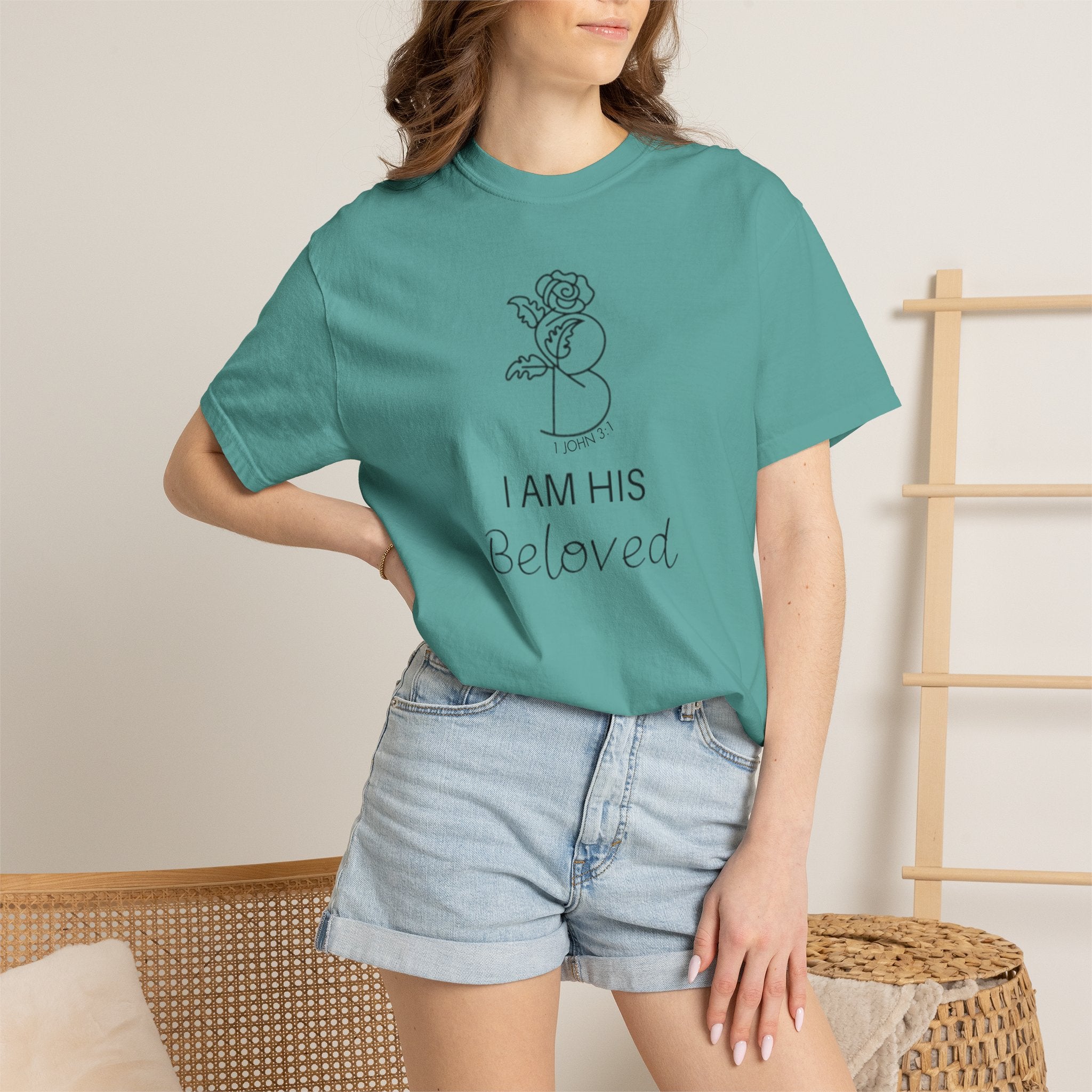 I am His Beloved "Rose" Style T Shirt
