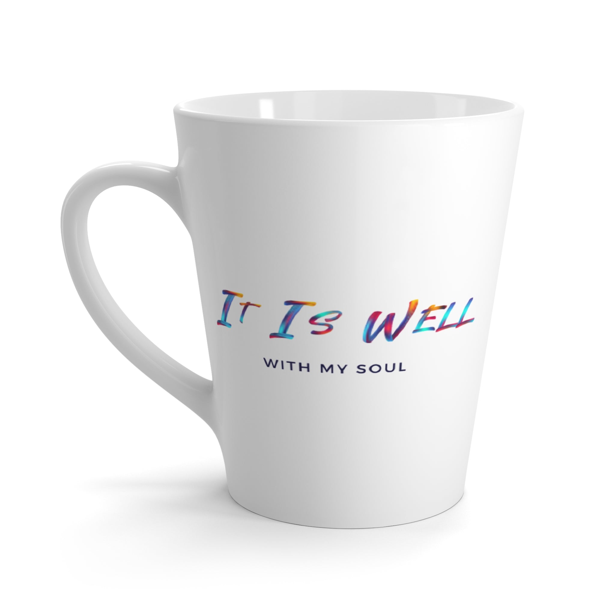 Favorite Hymns ~ It is Well Colors Latte Mug