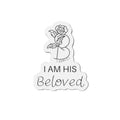 I am His Beloved Rose Die-Cut Magnets