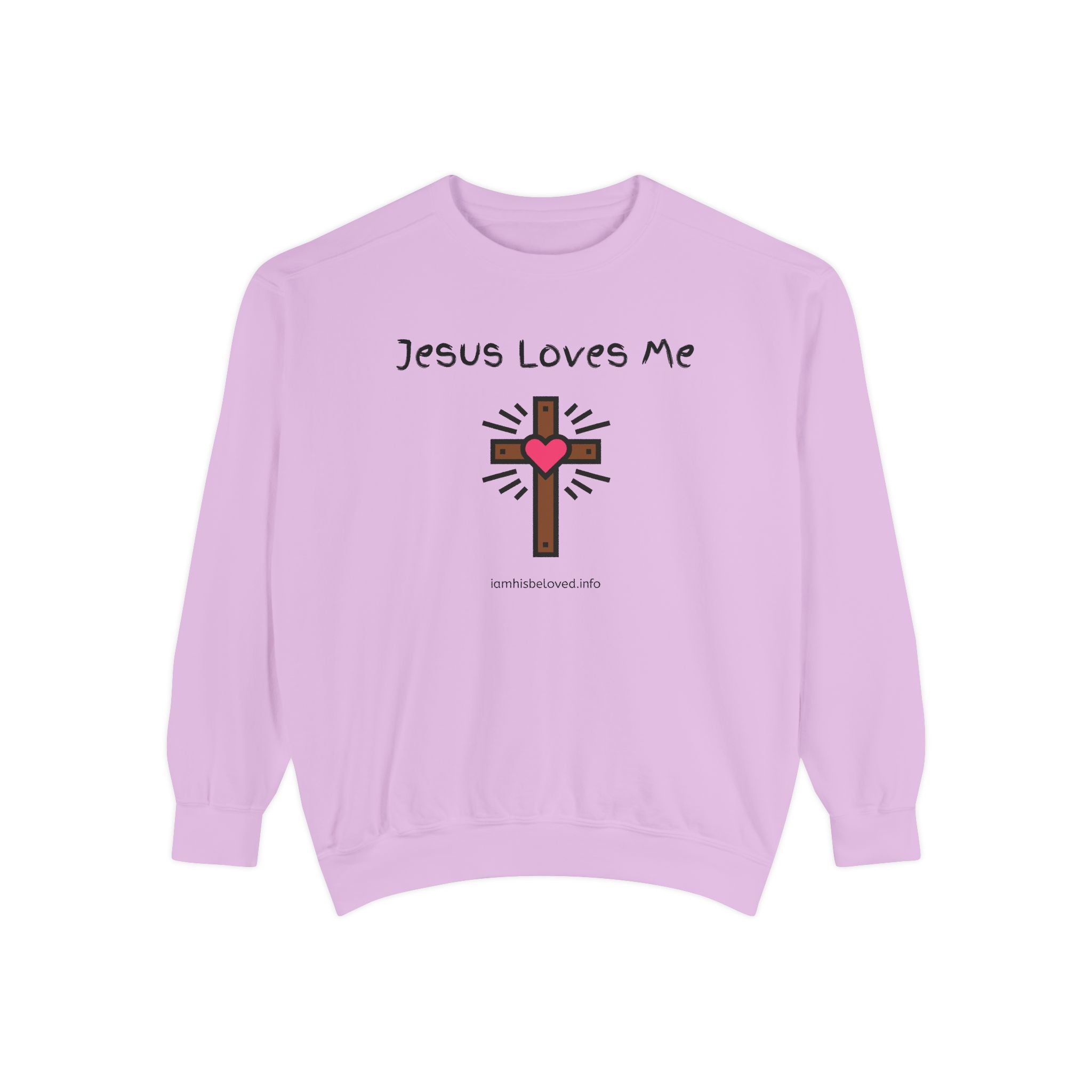 Favorite Hymns ~ Jesus Loves Me ~ Garment-Dyed Sweatshirt