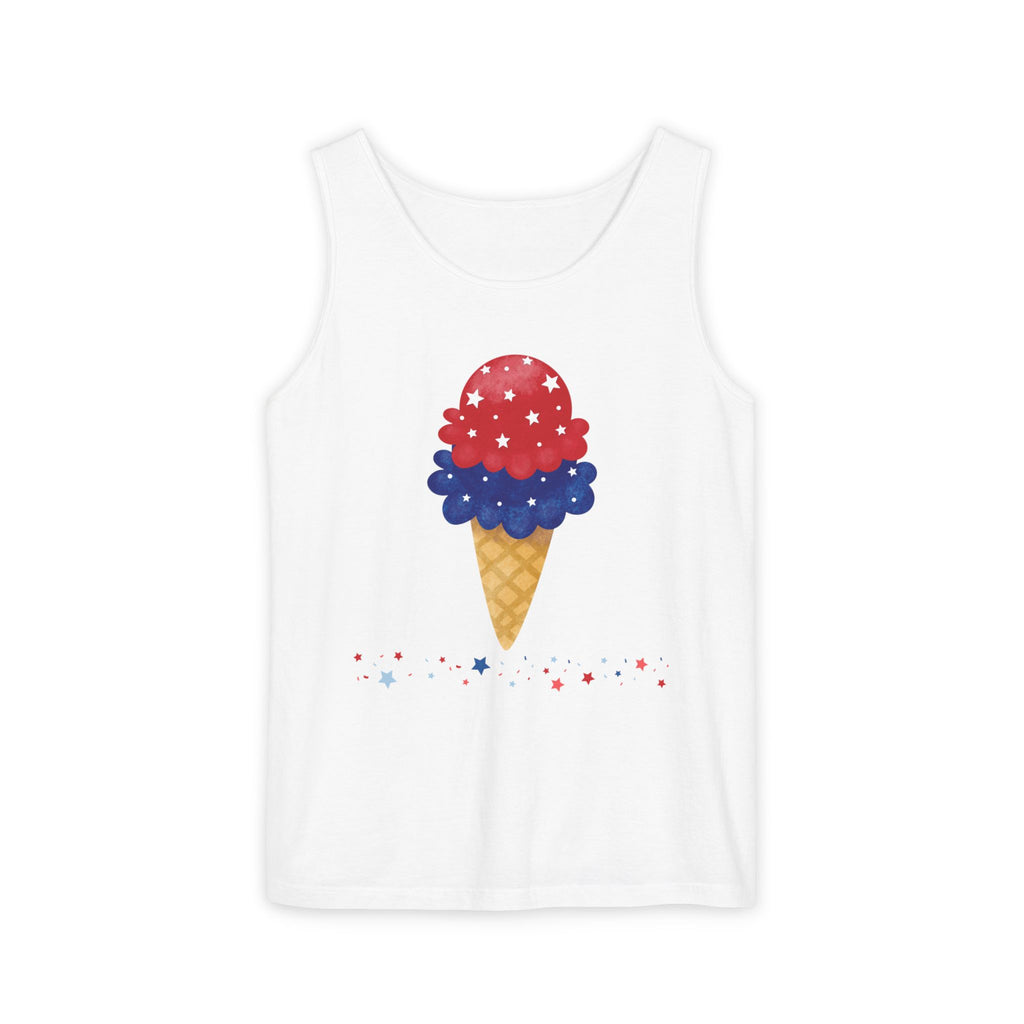 Red, White & Blue Ice Cream Tank Top
