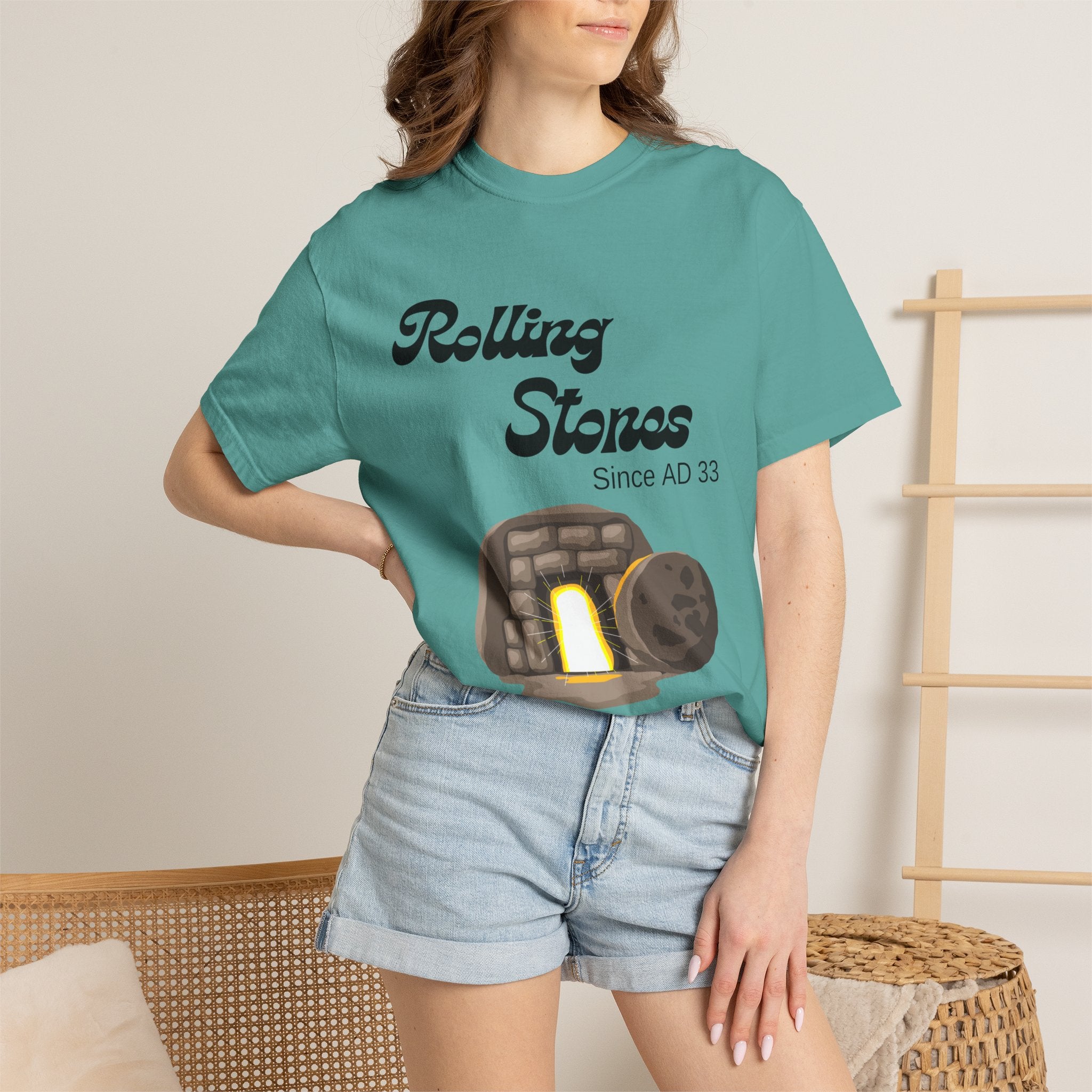 Rolling Stones since AD 33 Unisex Garment-Dyed T-shirt