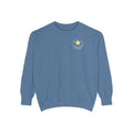 Bee-Attitudes ~ Matthew 5:9 ~ Garment-Dyed Sweatshirt White Letters