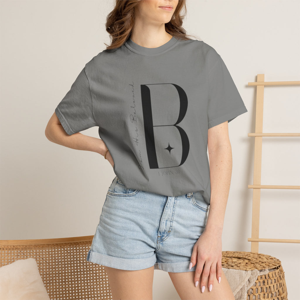 I am His Beloved "B" Style T Shirt