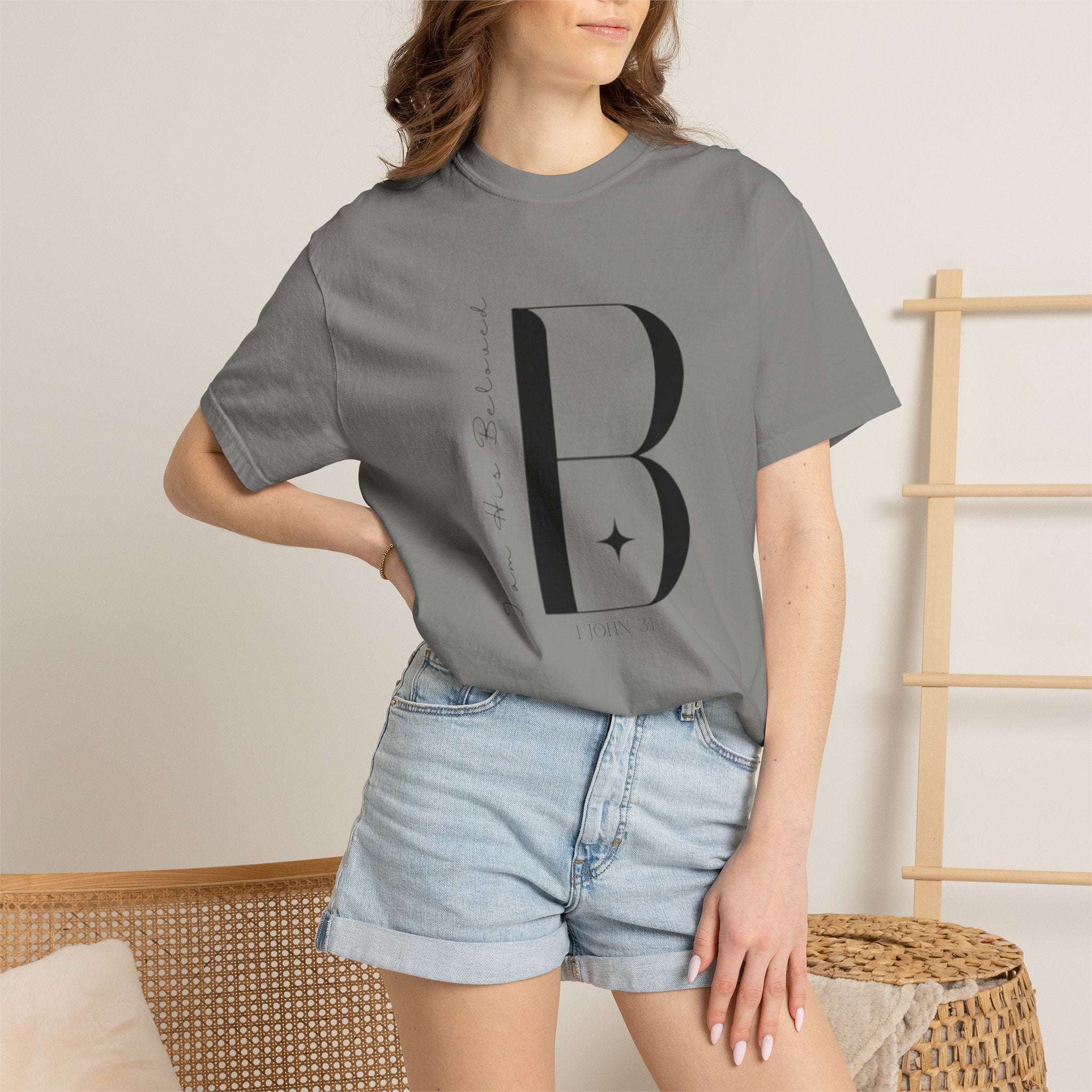 I am His Beloved "B" Style T Shirt