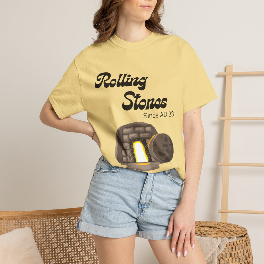 Rolling Stones since AD 33 Unisex Garment-Dyed T-shirt