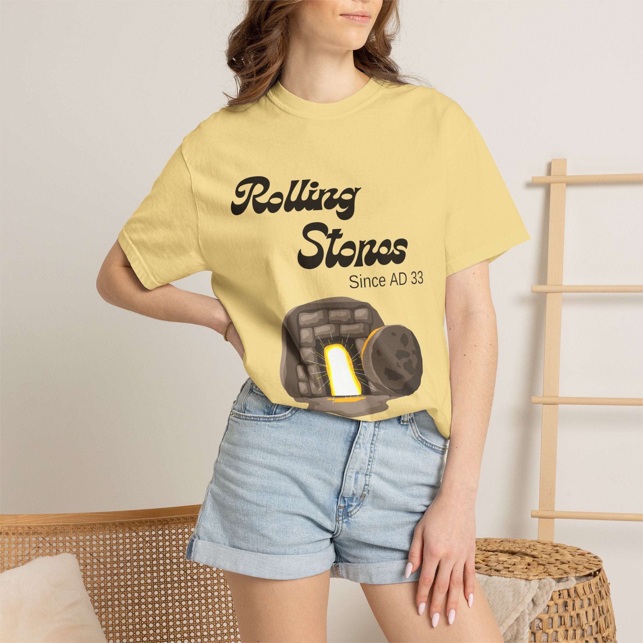Rolling Stones since AD 33 Unisex Garment-Dyed T-shirt