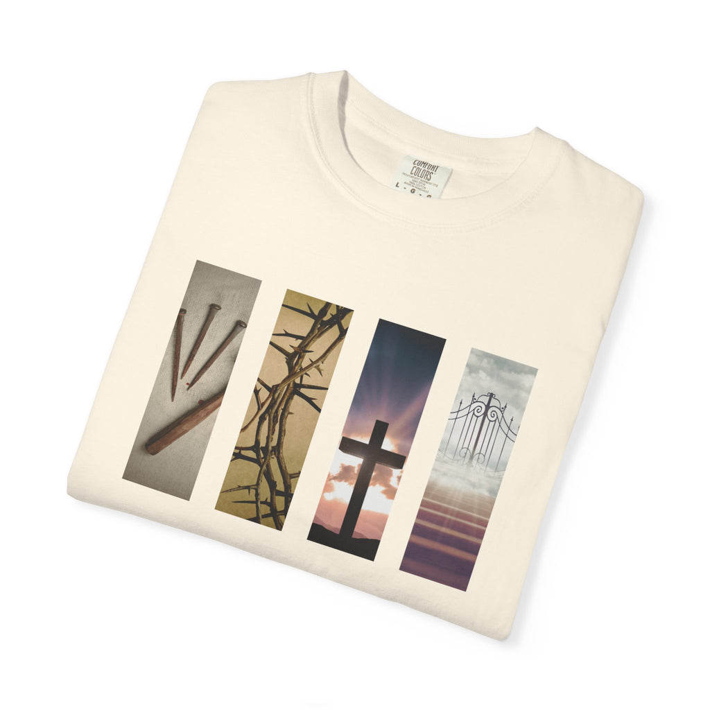 Forgiven Unisex T-Shirt - 3 Nails 1 Cross Design