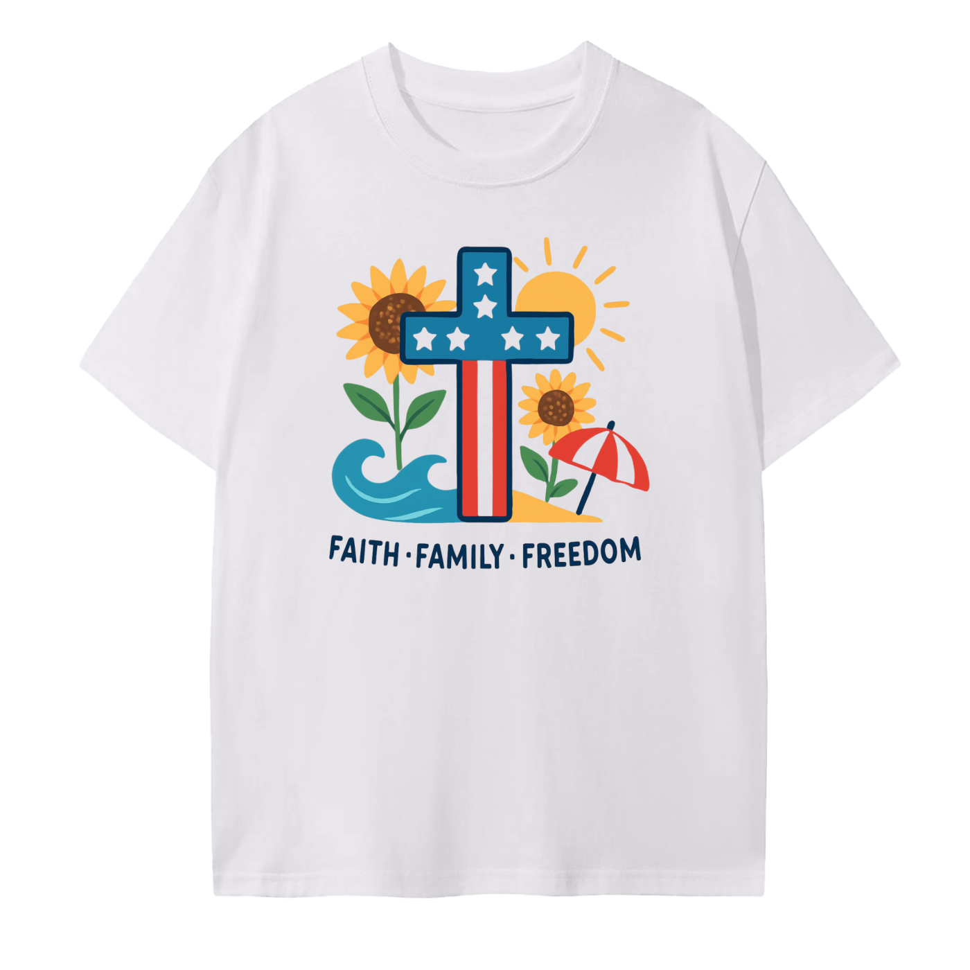 Faith Freedom Family T-Shirt