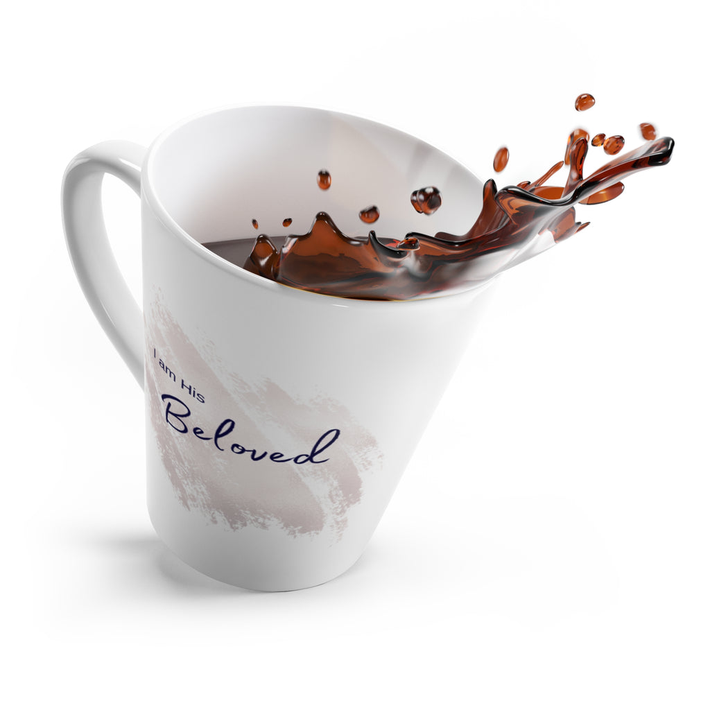 I am His Beloved Paint Latte Mug