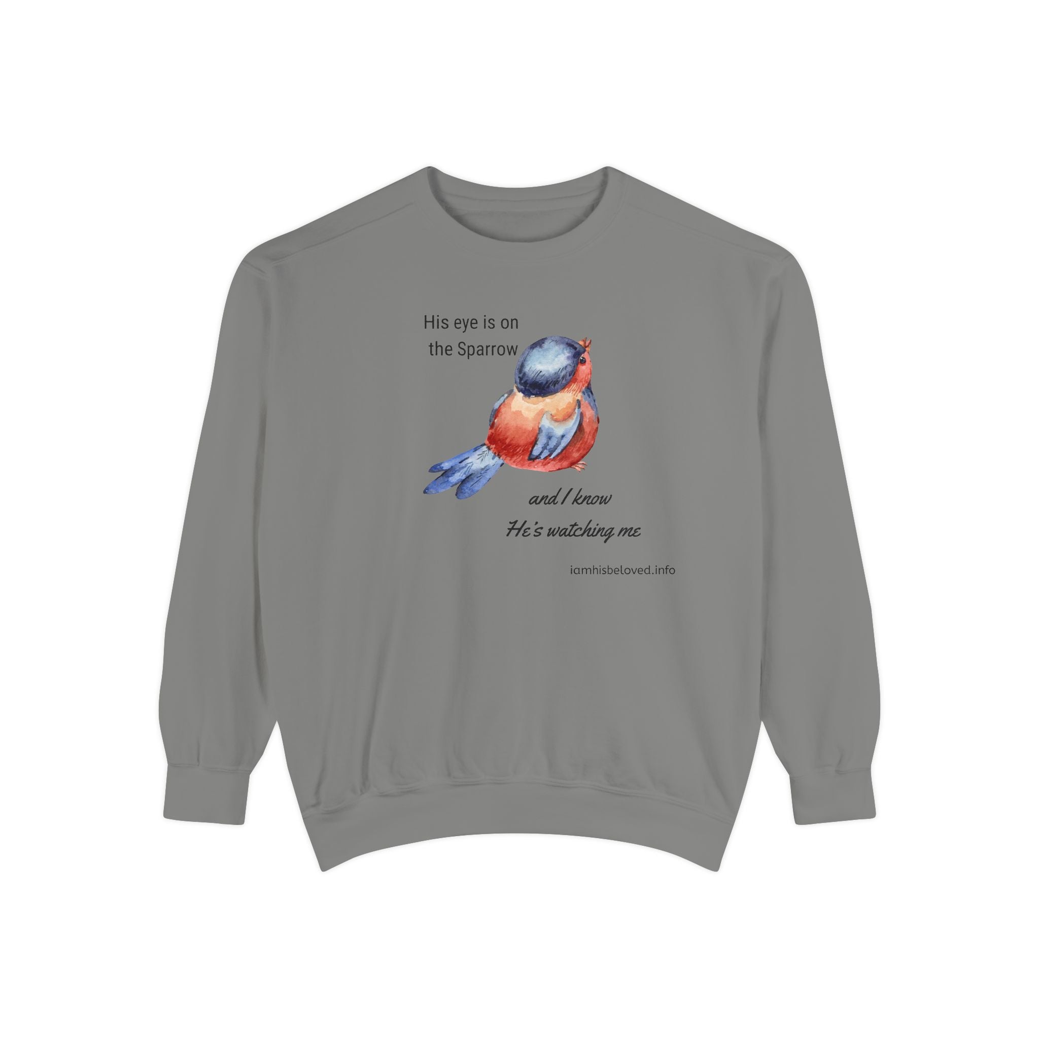 Favorite Hymns ~ His Eye is on the Sparrow ~ Garment-Dyed Sweatshirt