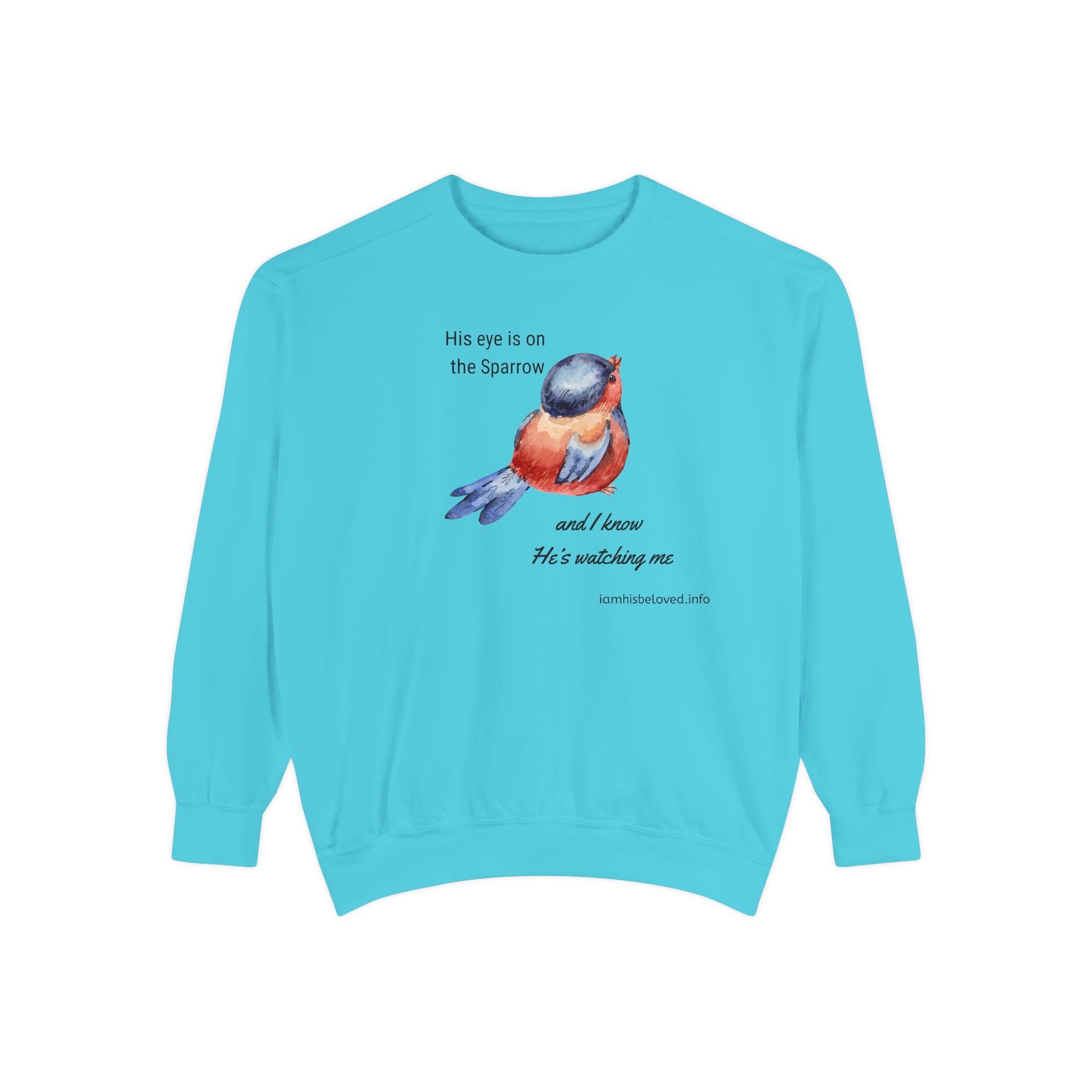Favorite Hymns ~ His Eye is on the Sparrow ~ Garment-Dyed Sweatshirt