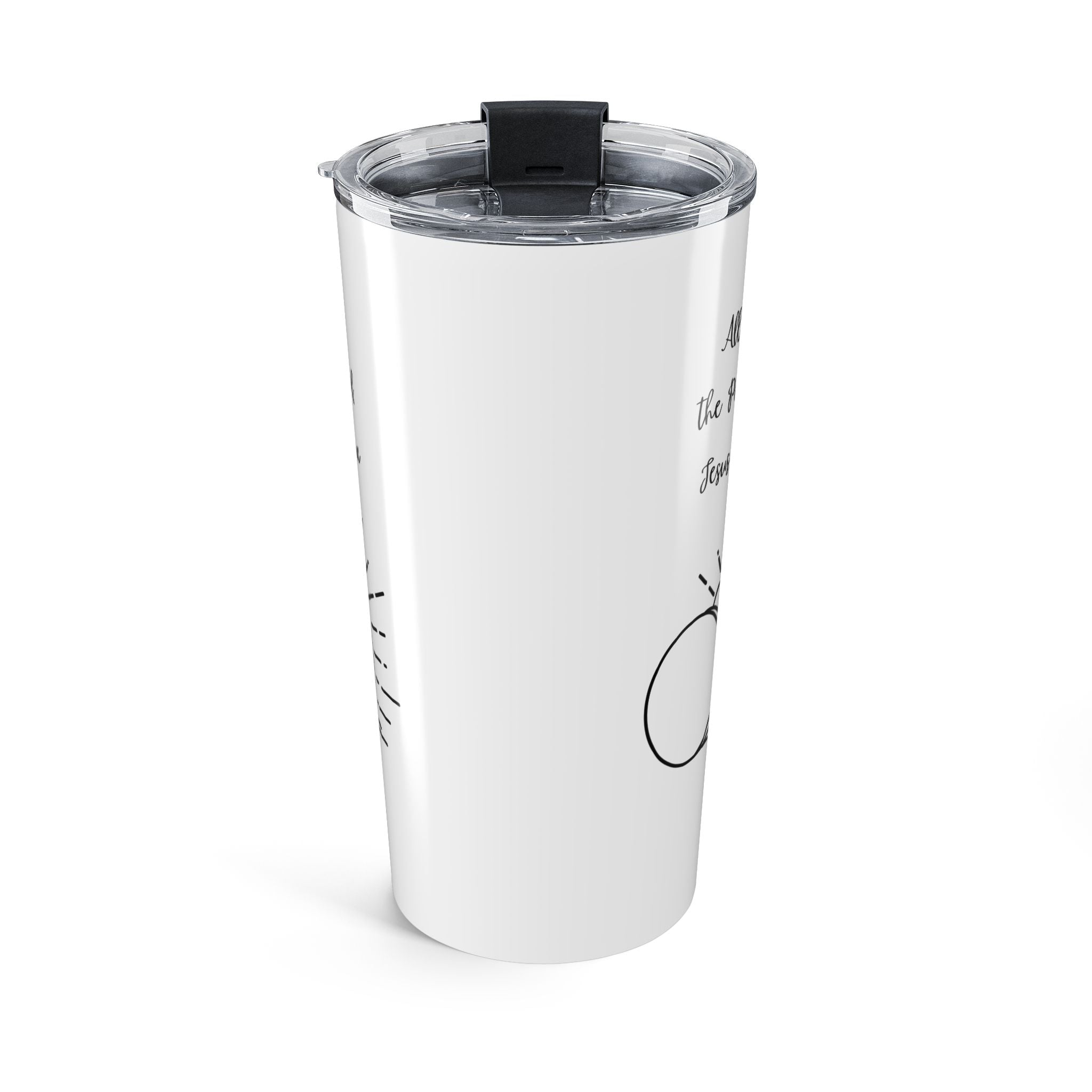 Favorite Hymns ~ All Hail the Power of Jesus Name ~ Tumbler 20oz