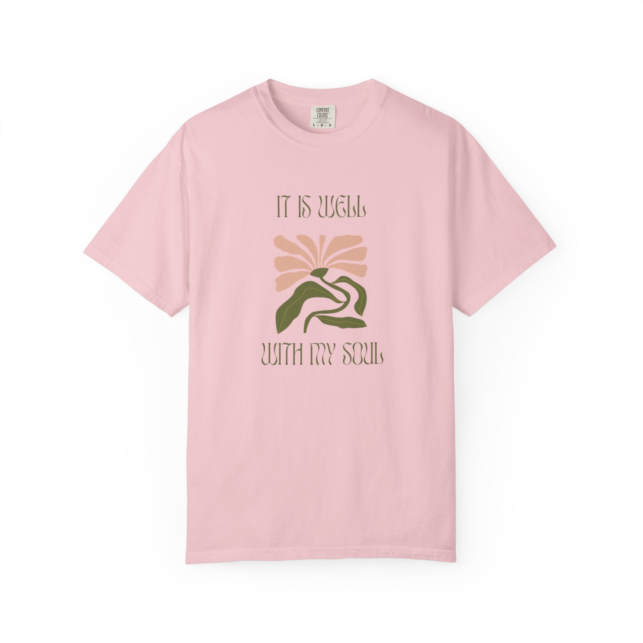 Favorite Hymns ~ It Is Well Flower Shirt