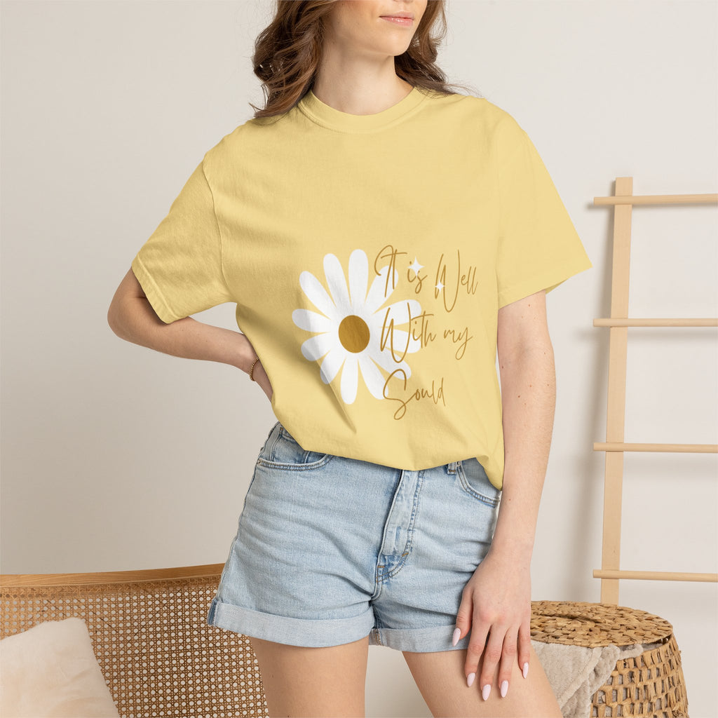 Favorit Hymns - It is Well Flower T Shirt