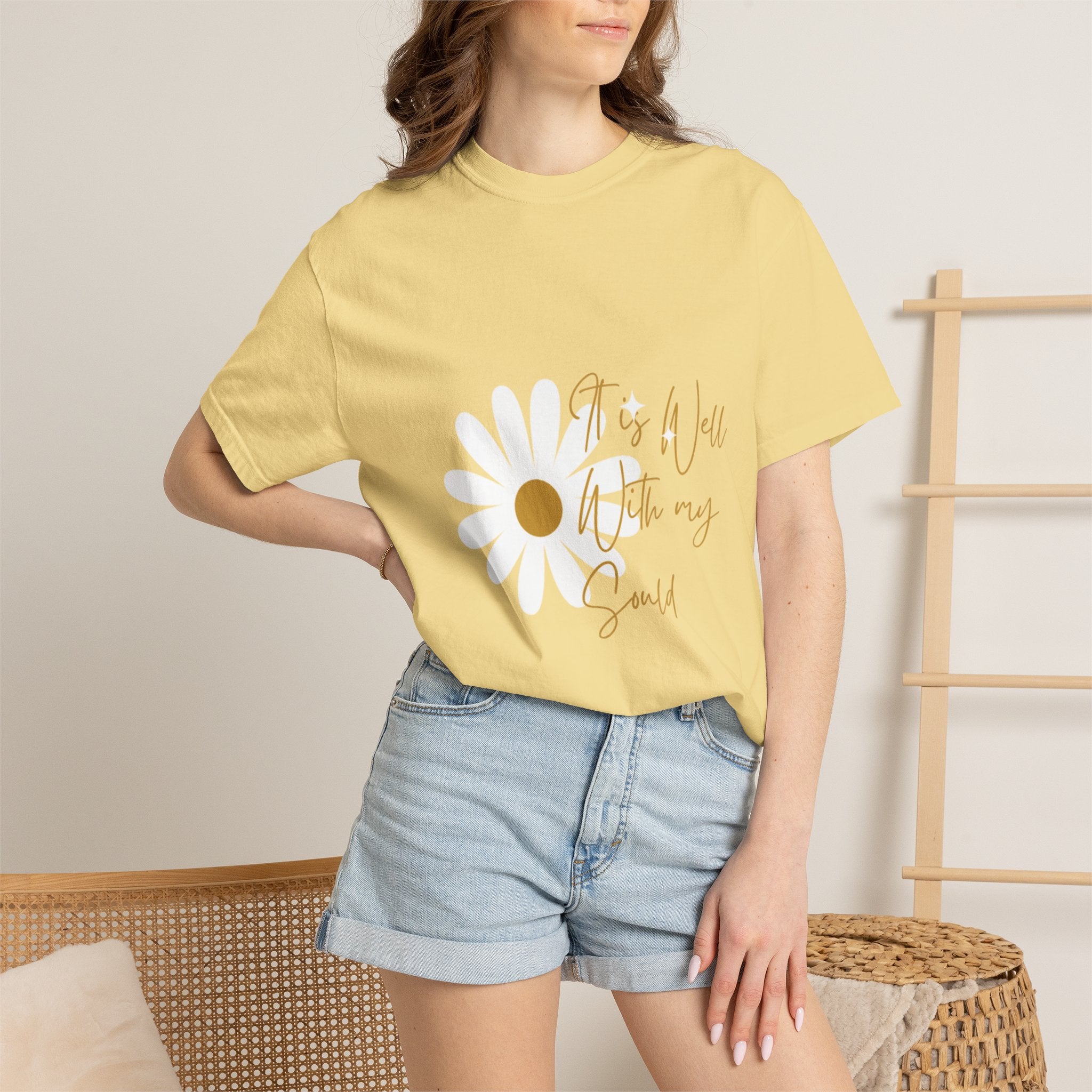 Favorit Hymns - It is Well Flower T Shirt