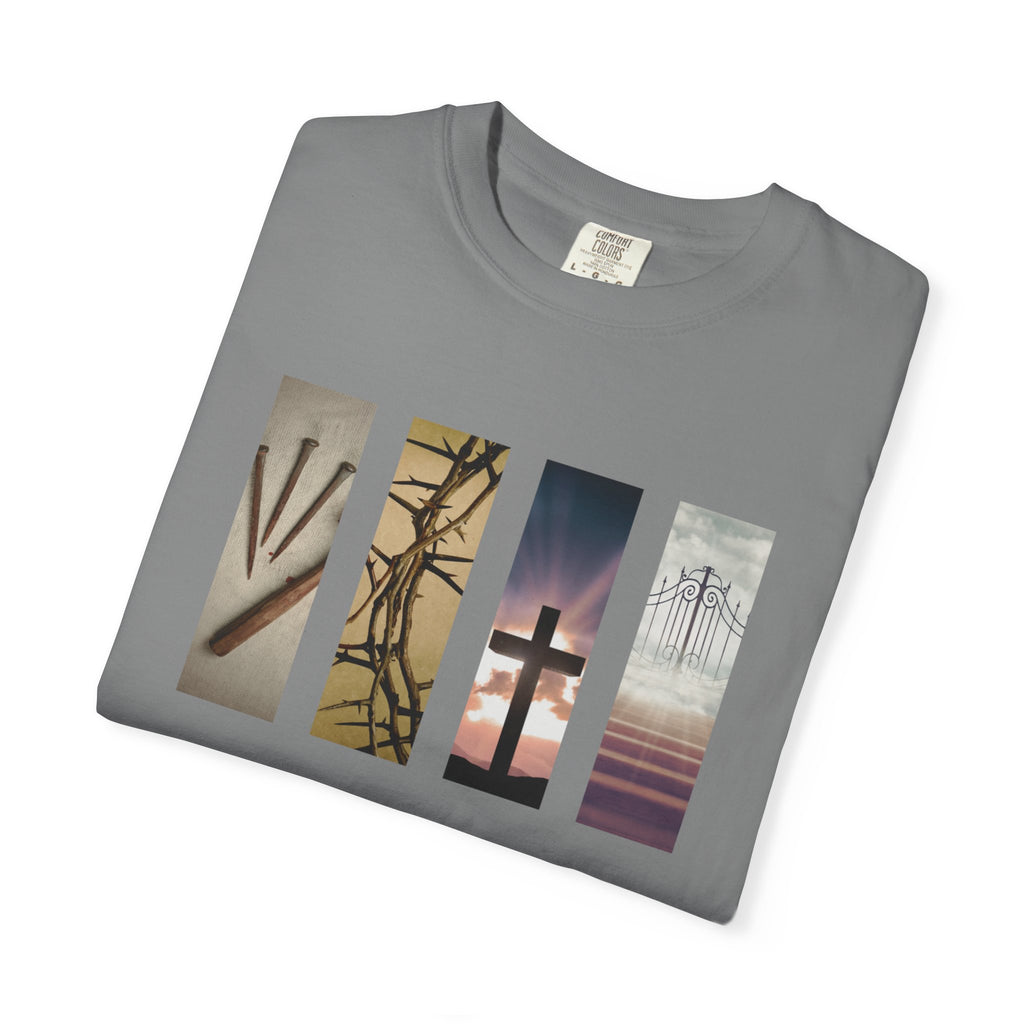 Forgiven Unisex T-Shirt - 3 Nails 1 Cross Design