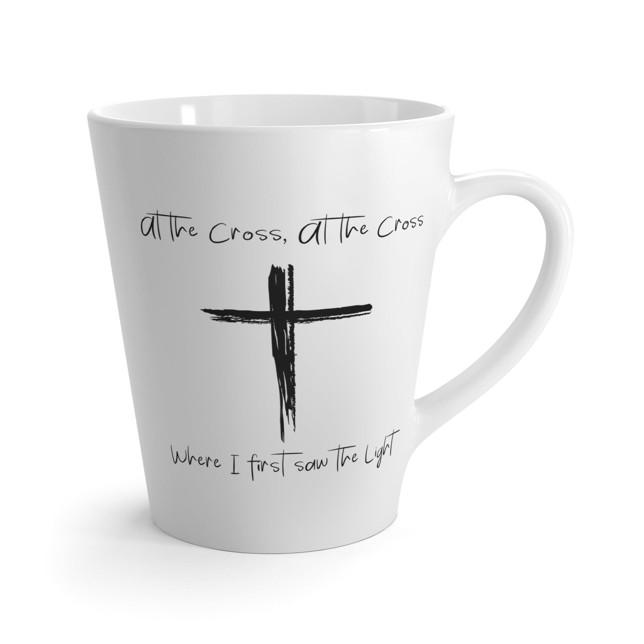 Favorite Hymns ~ At the Cross Latte Mug