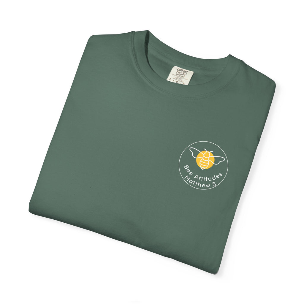 Bee-Attitudes Matthew 5:4 White Letters T Shirt