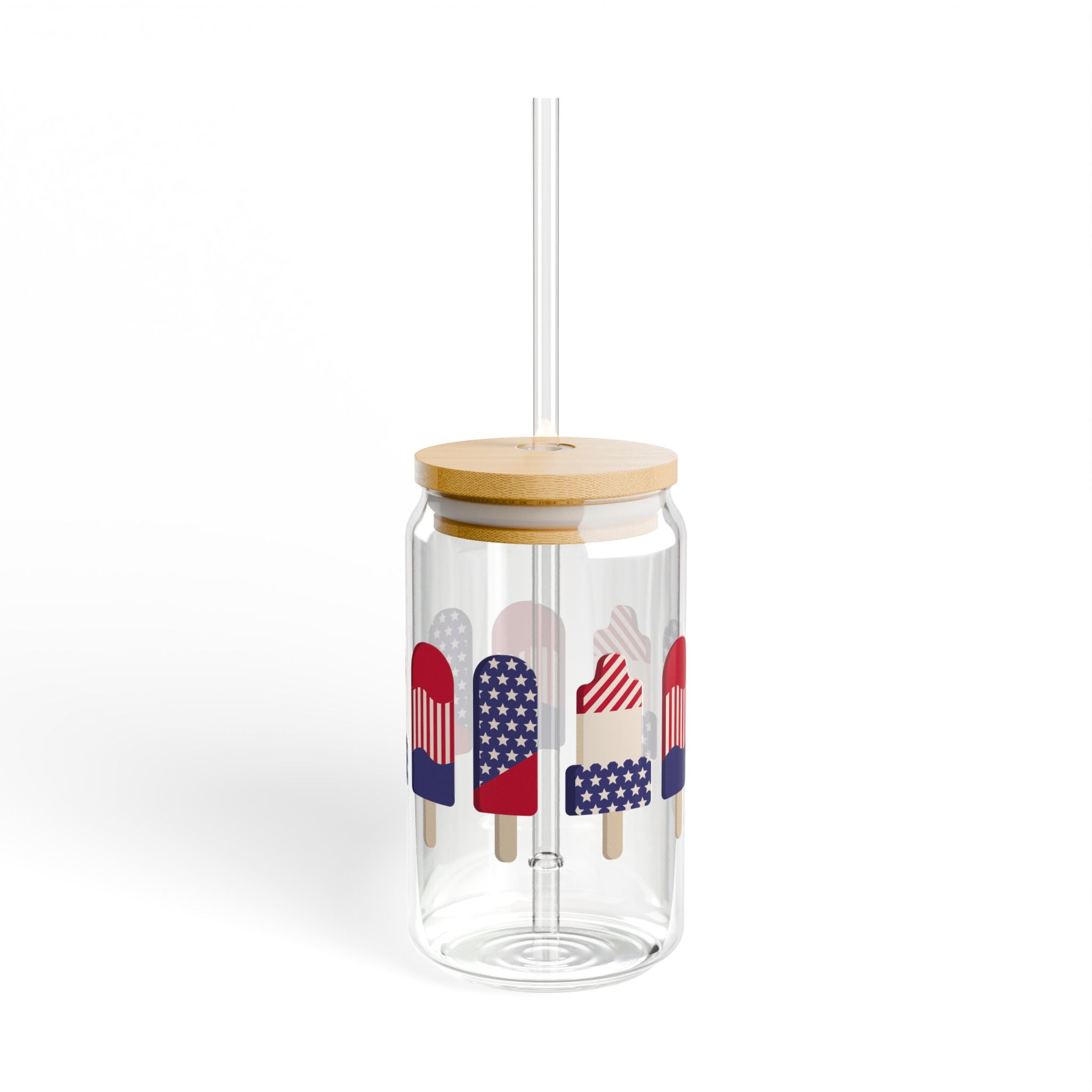 Patriotic Sipper Glass, 16oz