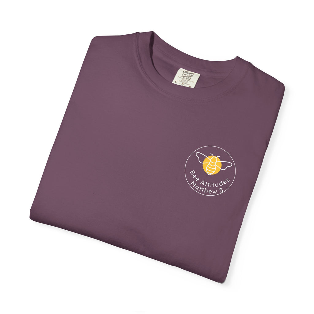 Bee-Attitudes Matthew 5:4 White Letters T Shirt