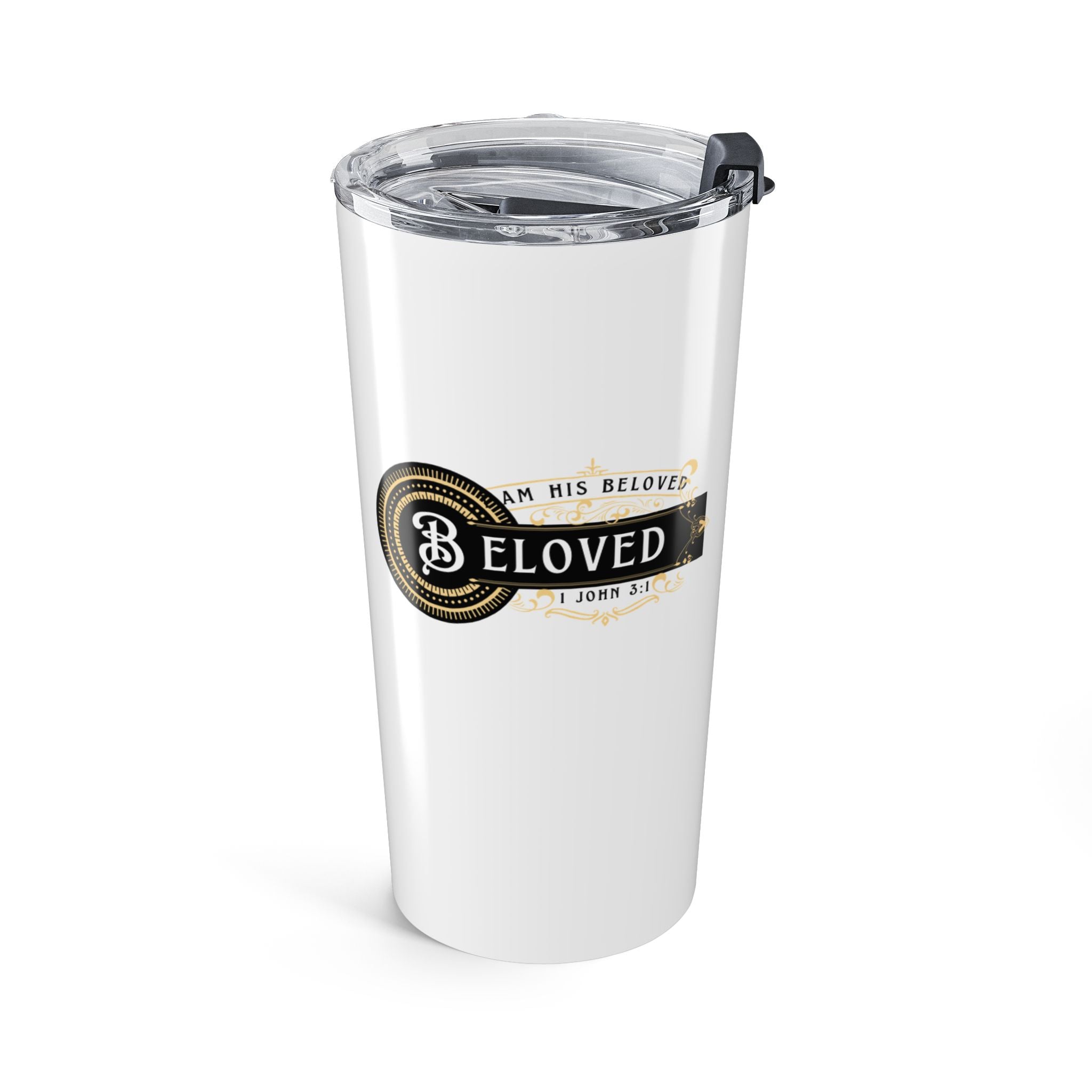 I am His Beloved Crested Tumbler 20oz