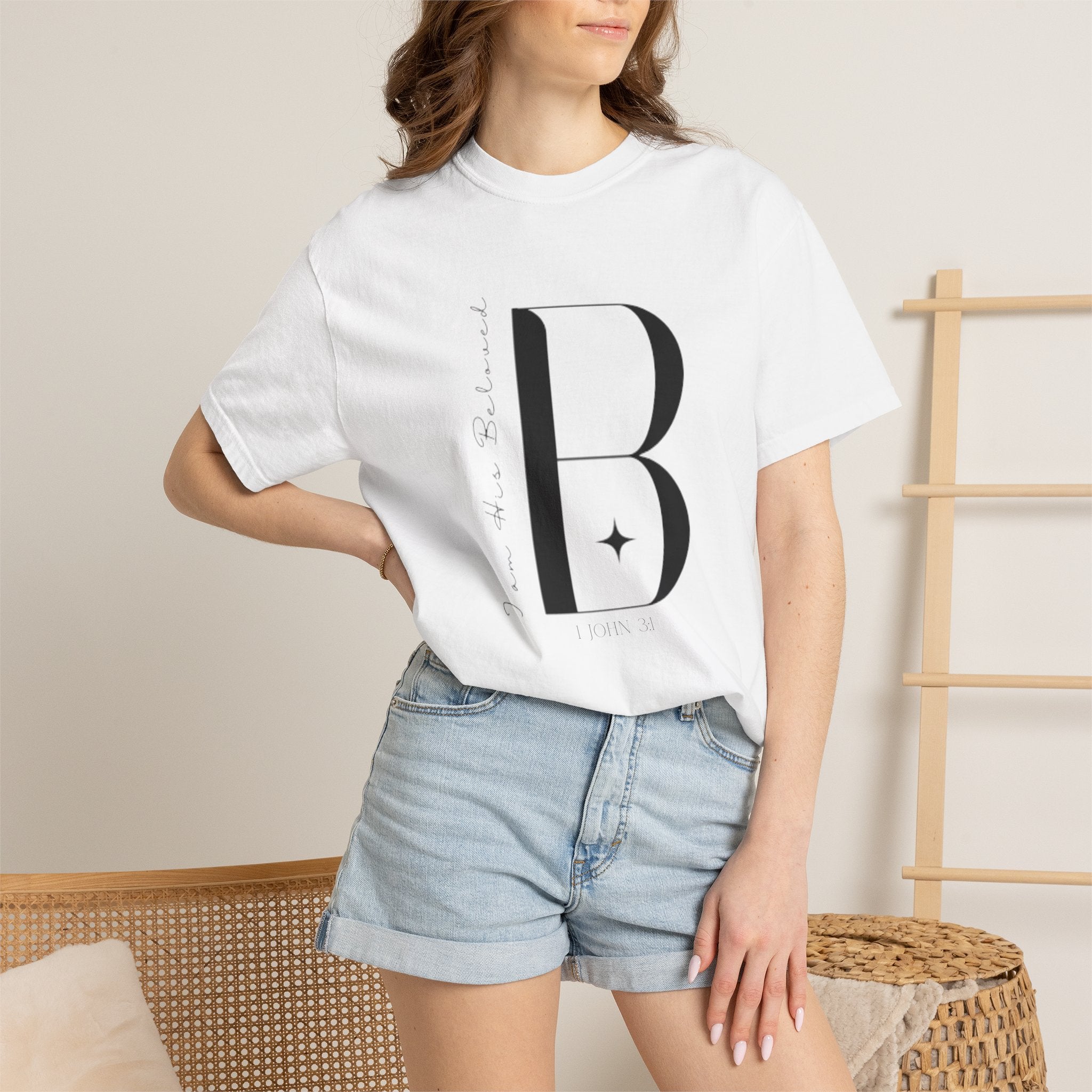 I am His Beloved "B" Style T Shirt