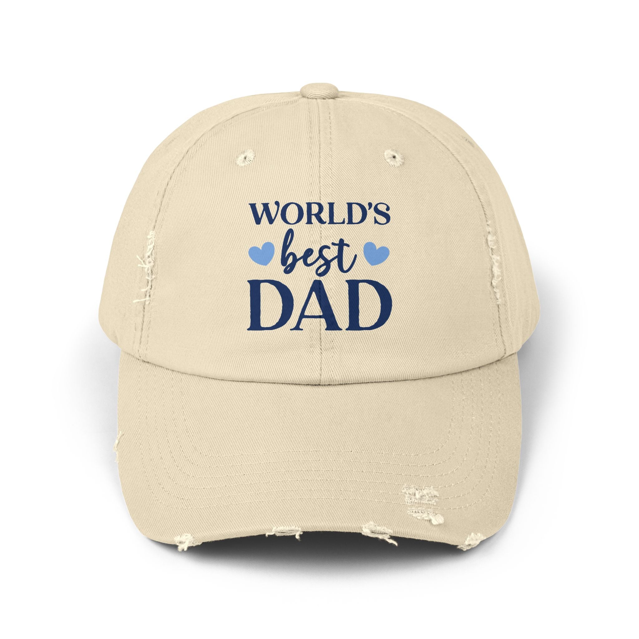 World's Best Dad Distressed Cap