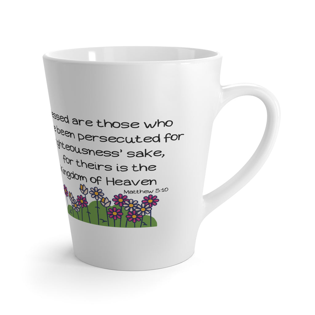 Bee-Attitudes ~ Matthew 5:10 ~ Latte Mug