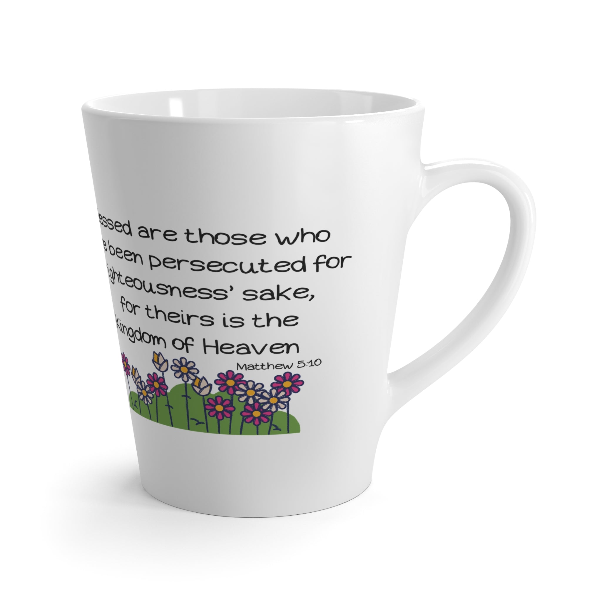Bee-Attitudes ~ Matthew 5:10 ~ Latte Mug