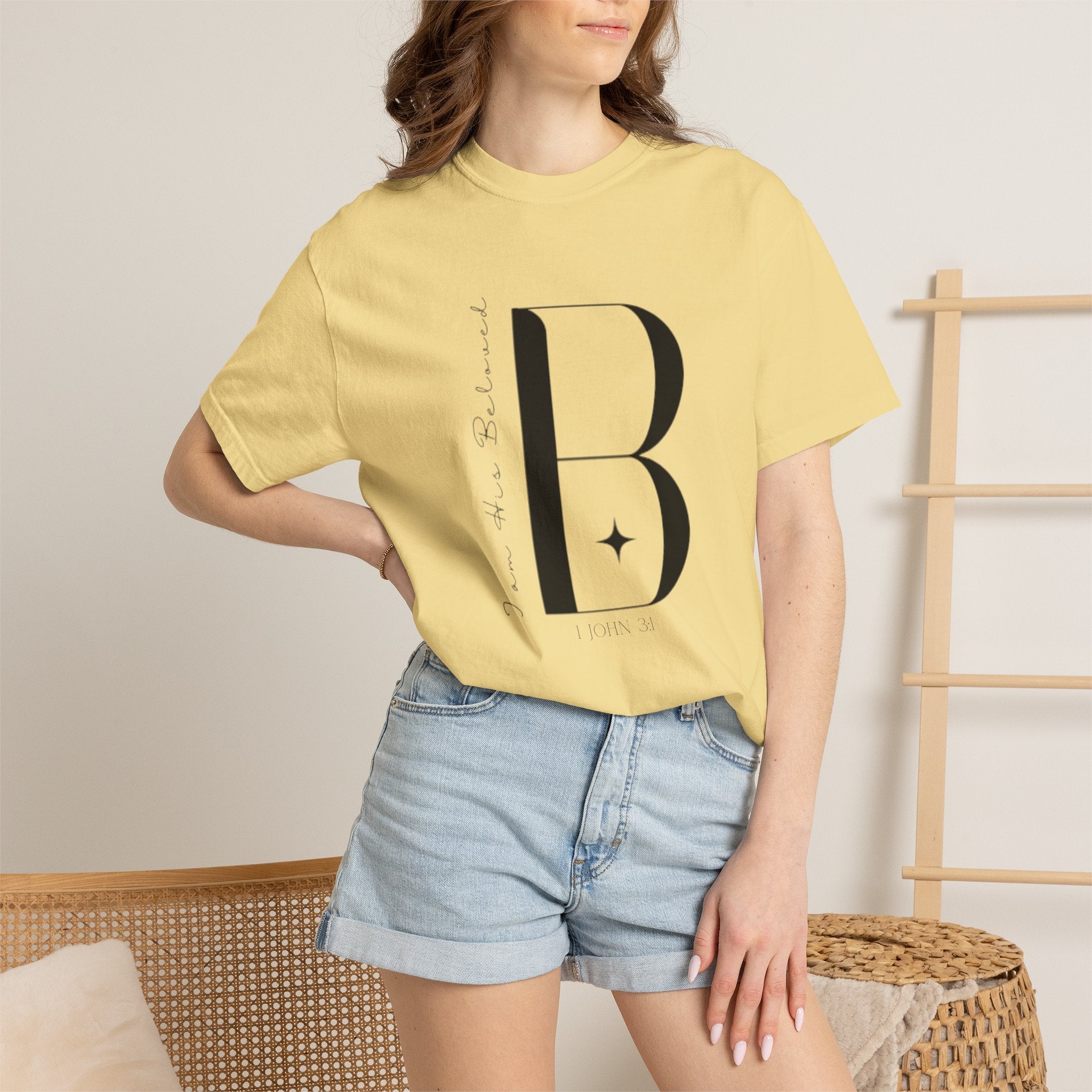 I am His Beloved "B" Style T Shirt