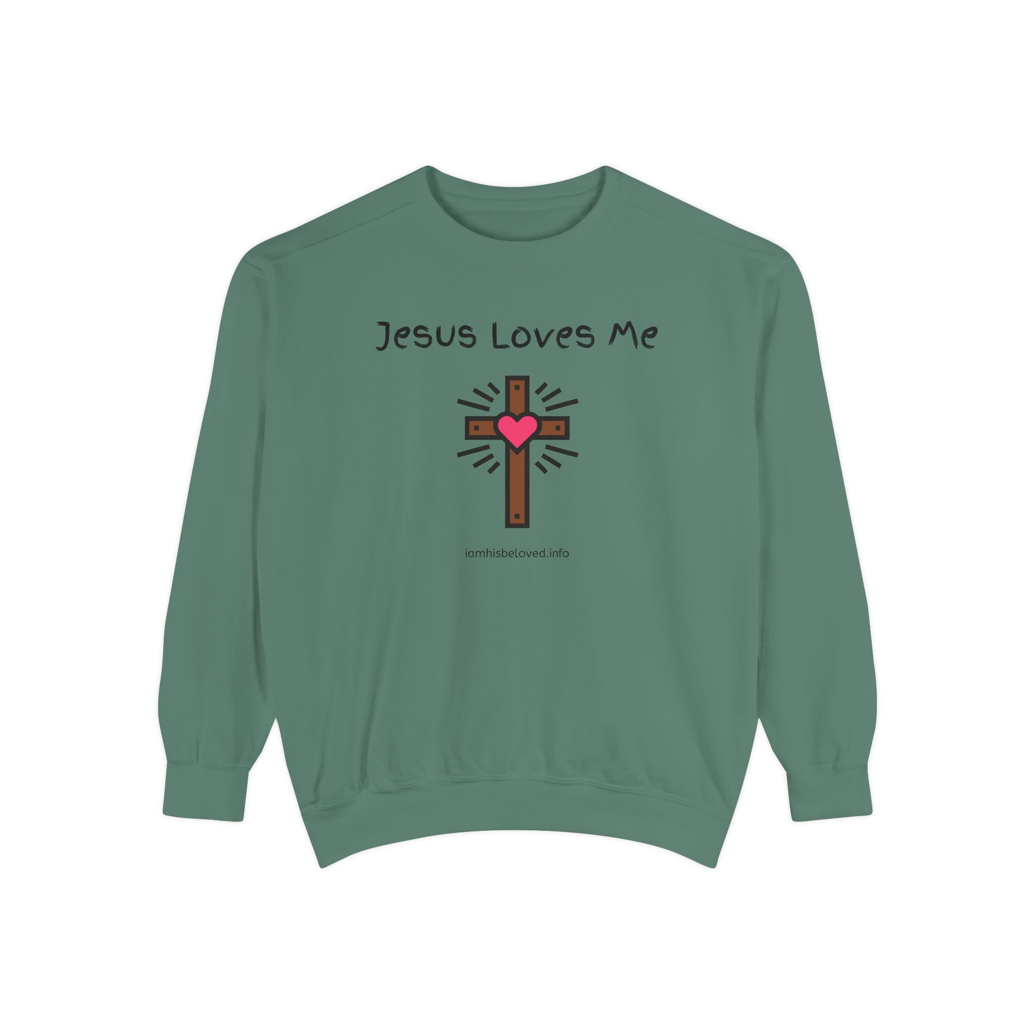 Favorite Hymns ~ Jesus Loves Me ~ Garment-Dyed Sweatshirt