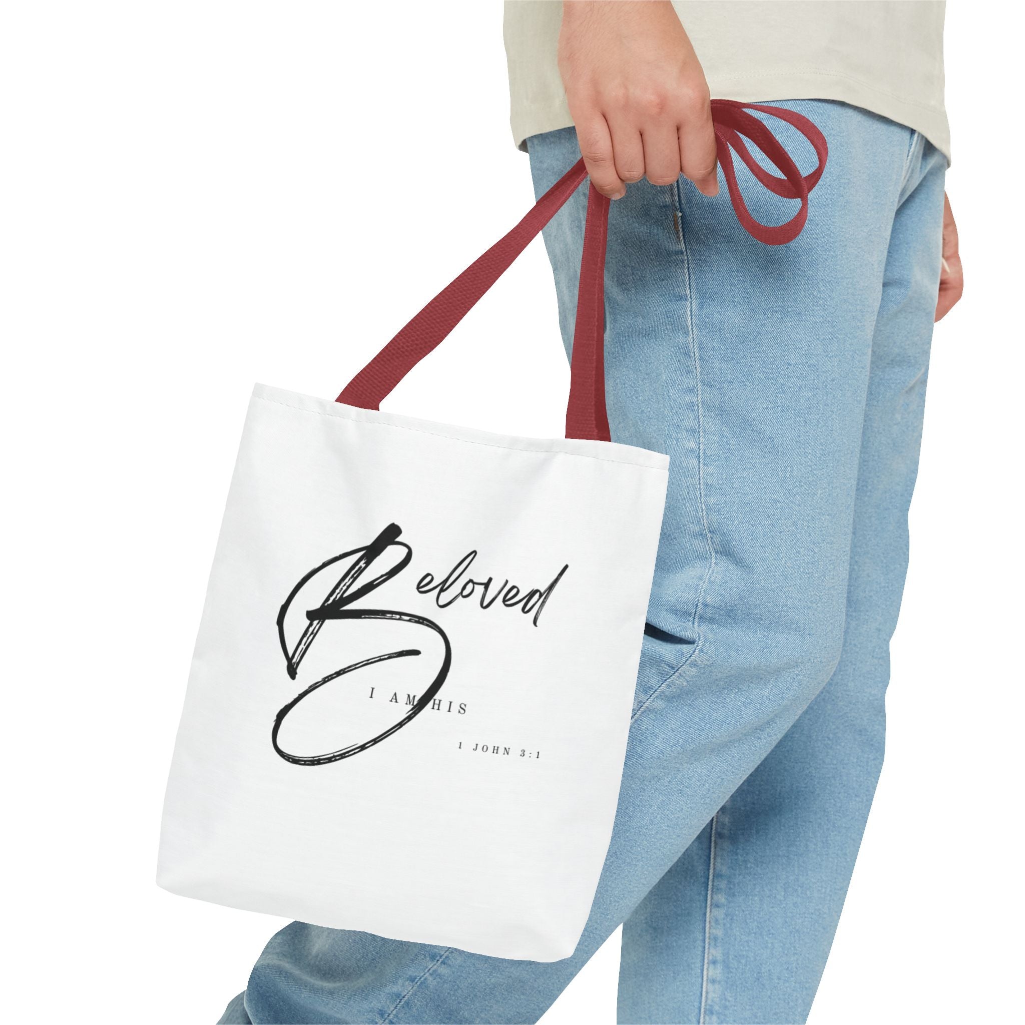 I am His Beloved Tote Bag 4