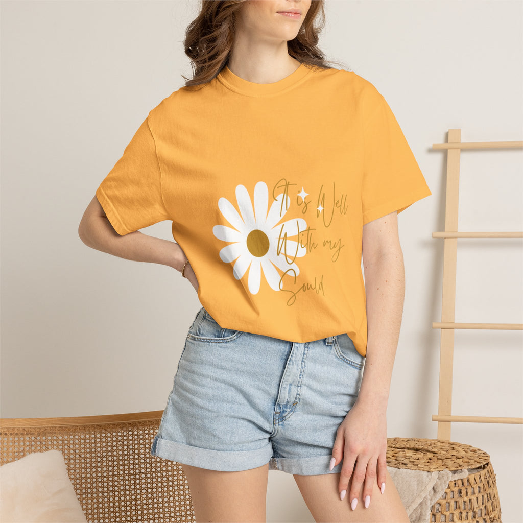 Favorit Hymns - It is Well Flower T Shirt