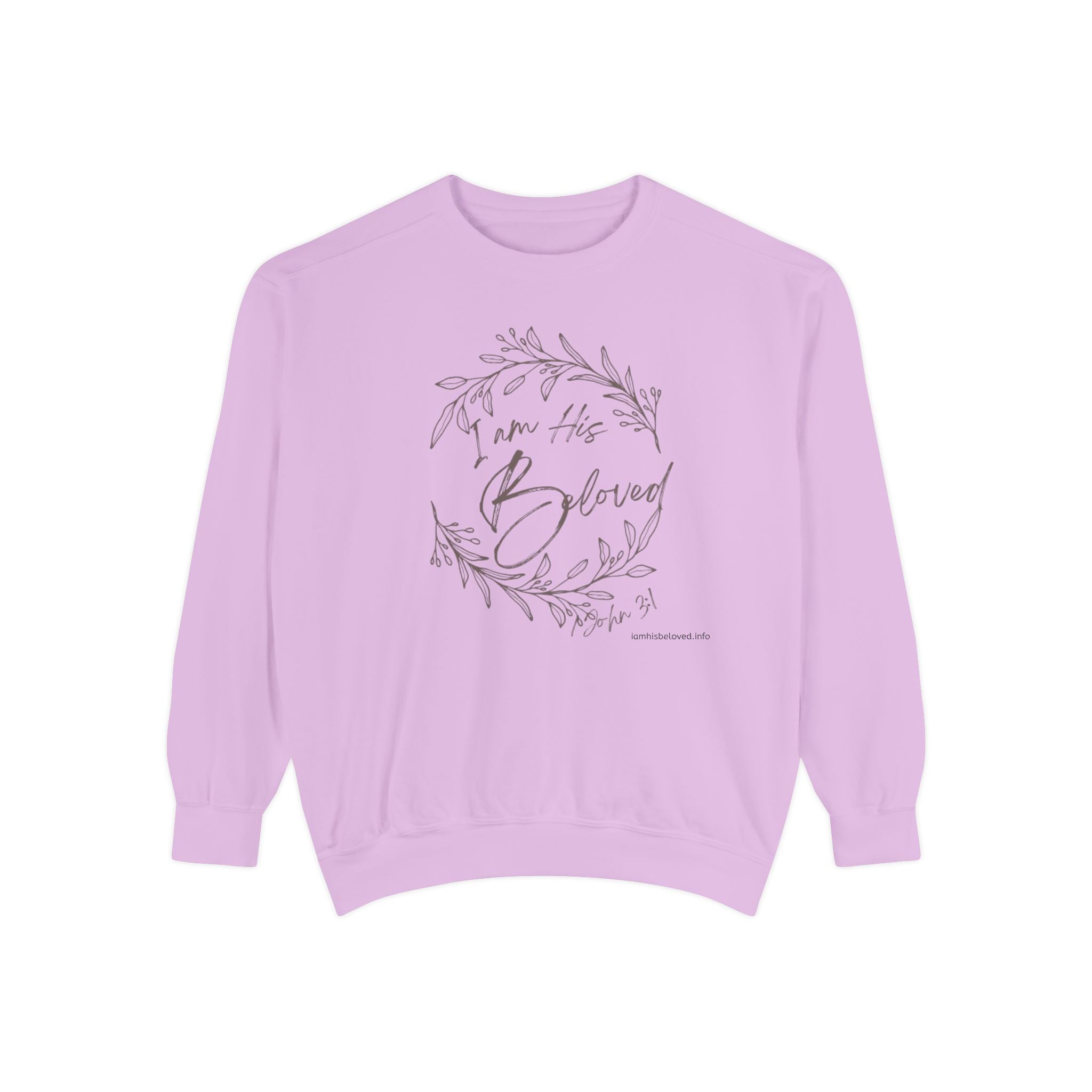 I Am His Beloved Wreath Sweatshirt
