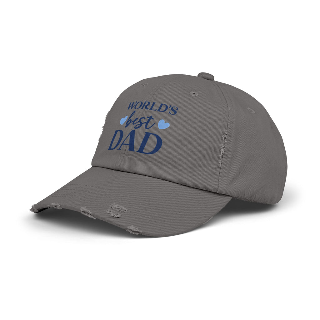 World's Best Dad Distressed Cap