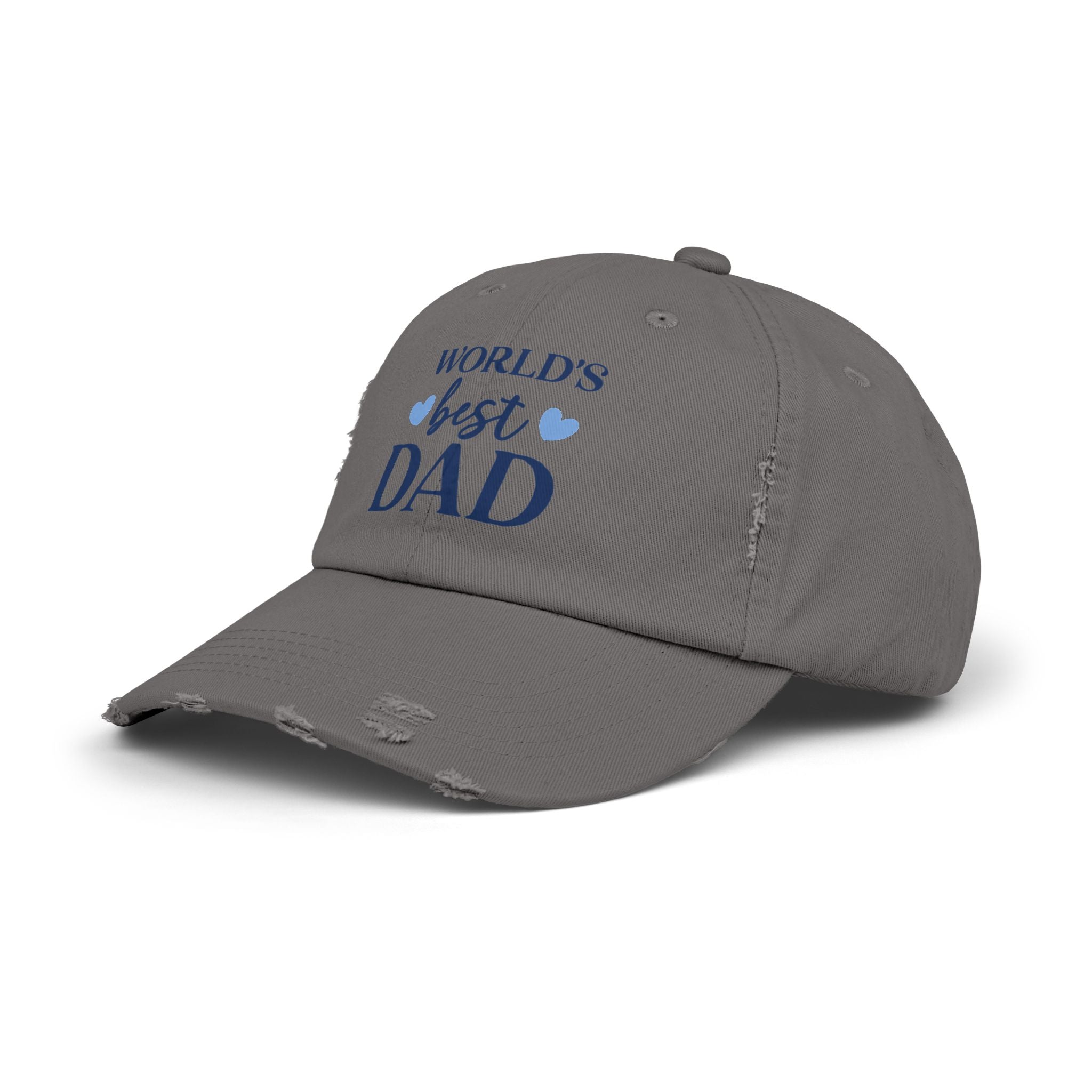 World's Best Dad Distressed Cap