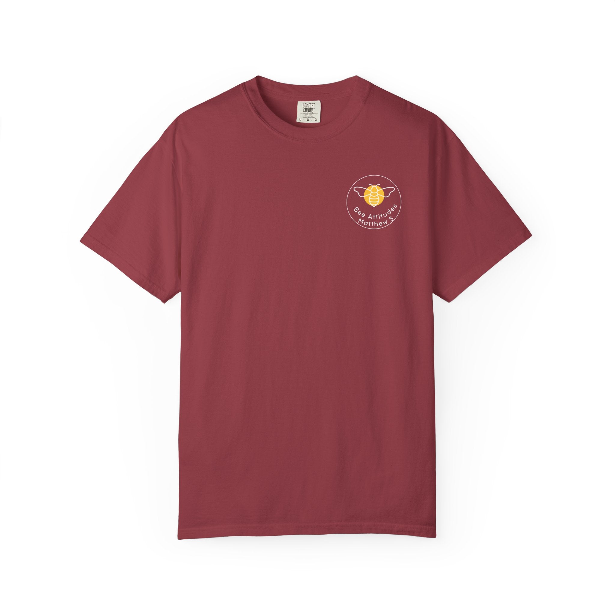 Bee-Attitudes Matthew  5:6 T-shirt White Letters T Shirt