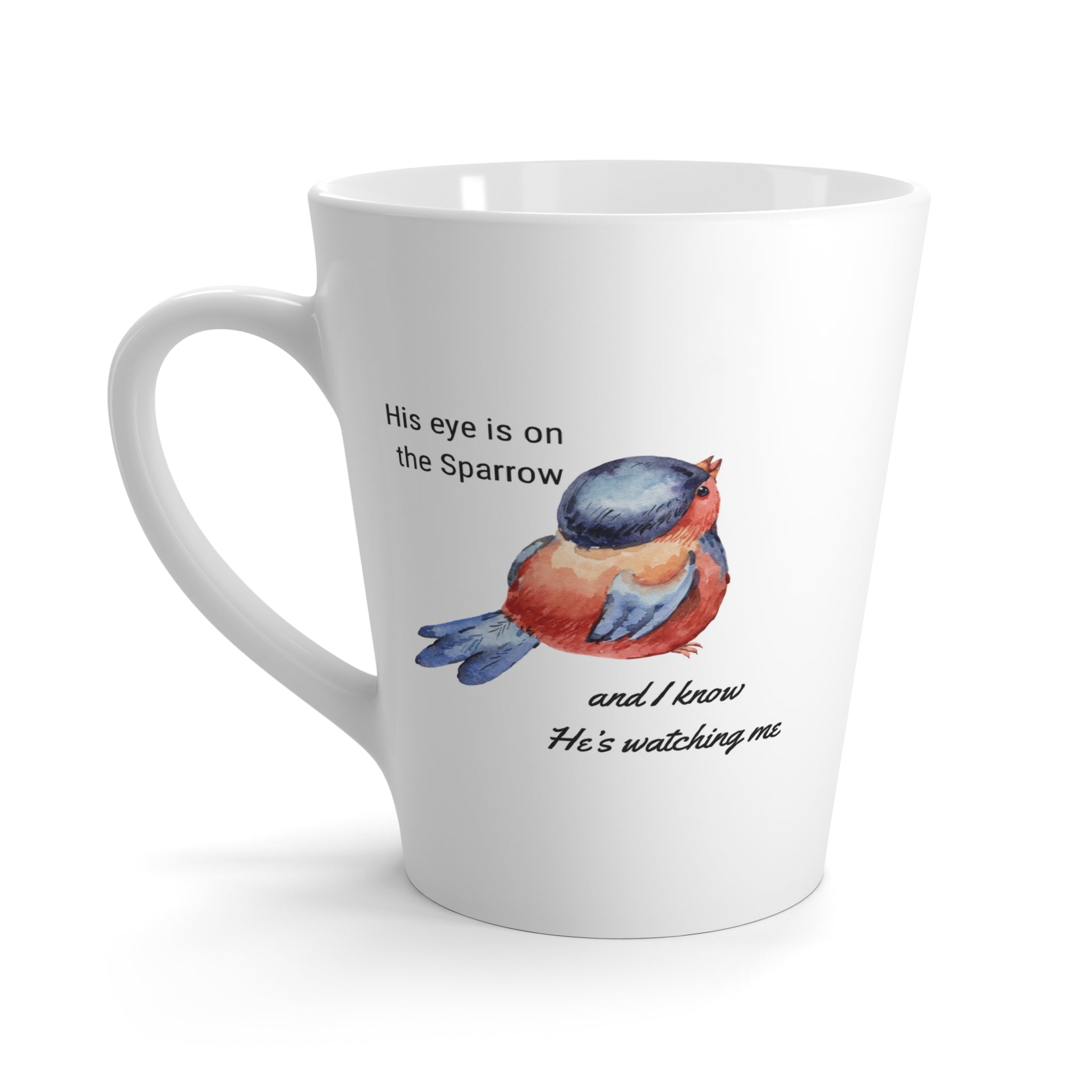 Favorite Hymns ~ His Eye is on the Sparrow  Latte Mug