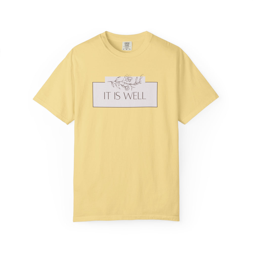 Favorite Hymns ~ It Is Well Framed T-Shirt