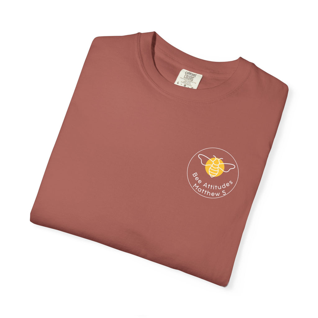 Bee-Attitudes Matthew 5:4 White Letters T Shirt