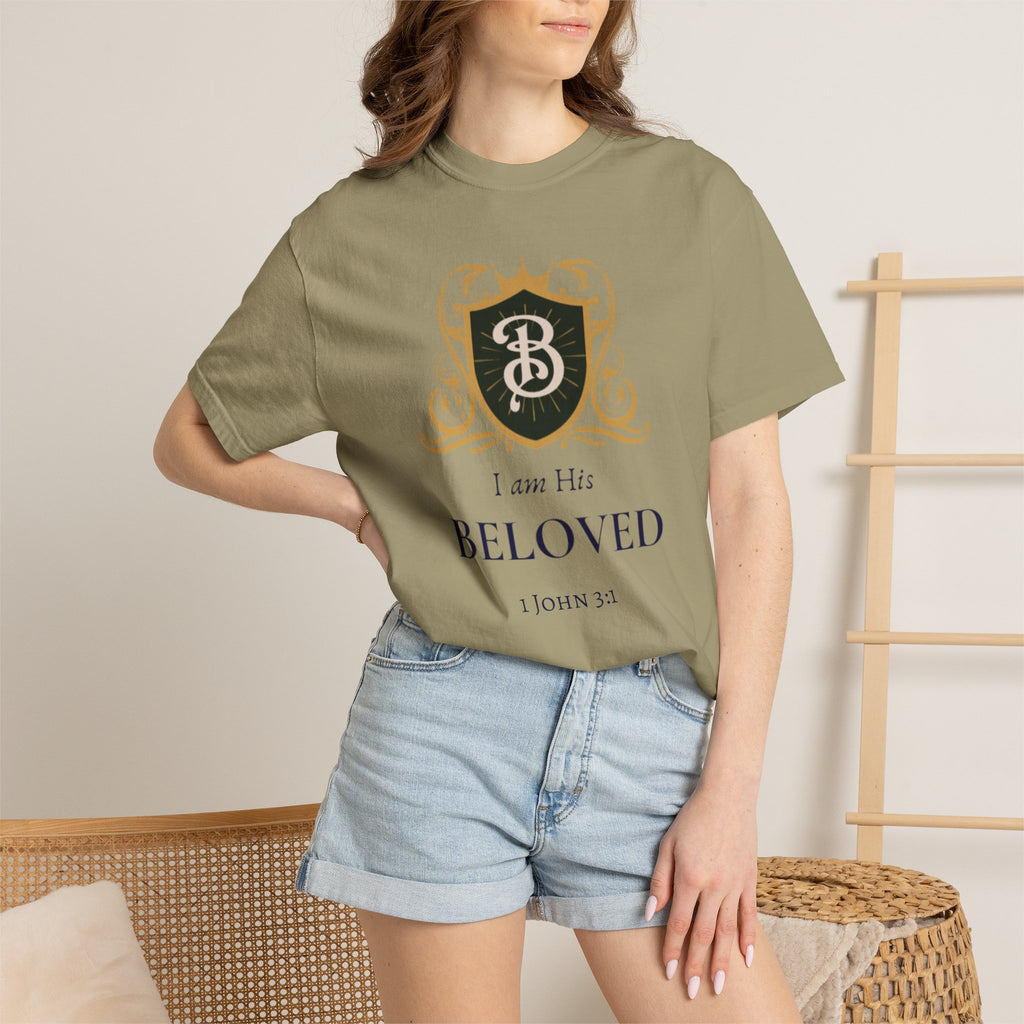 I am His Beloved "Crested Too" Style T Shirt
