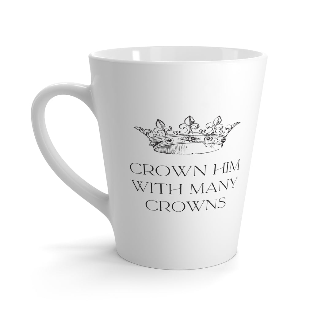 Favorite Hymns ~ Crown Him with Many Crowns Latte Mug
