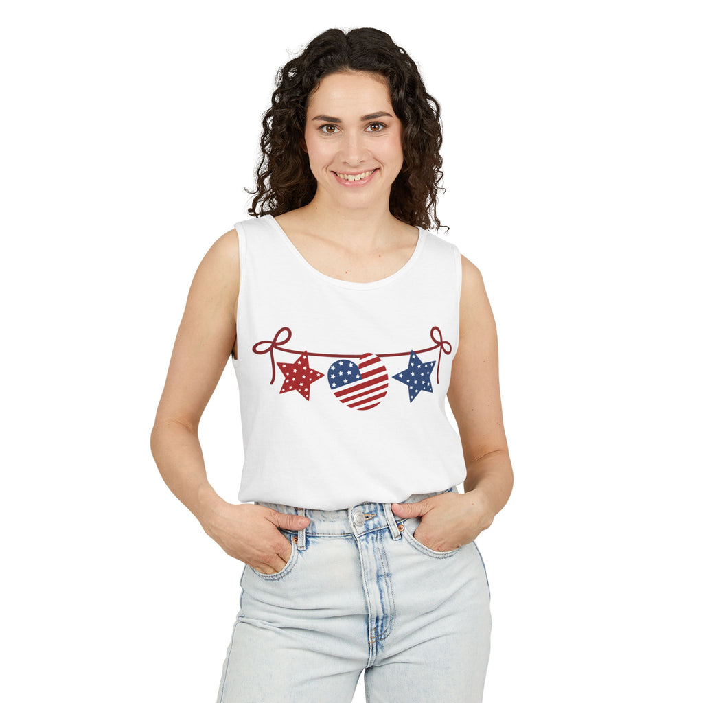 Patriotic Love Stars Tank Top