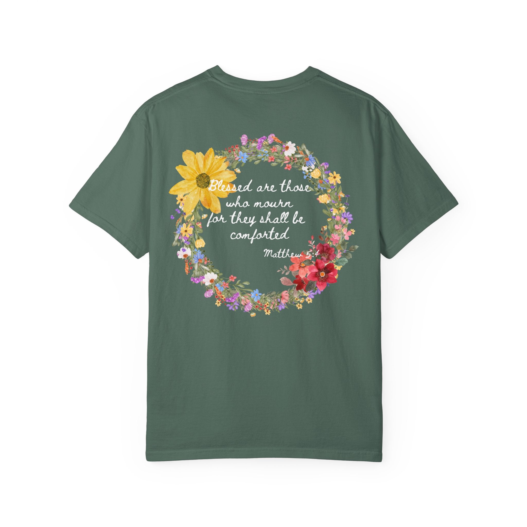 Bee-Attitudes Matthew 5:4 White Letters T Shirt