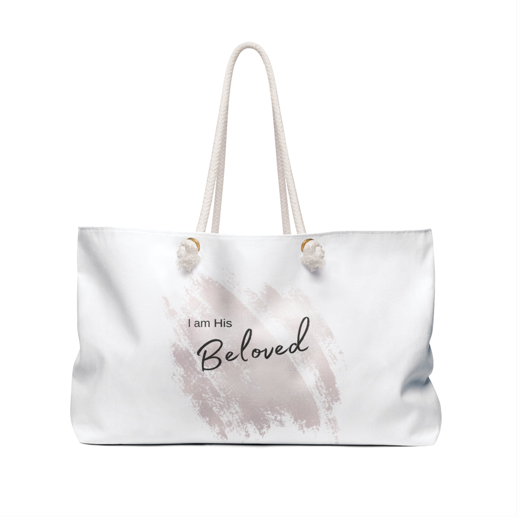 I am His Beloved Painted Weekender Bag