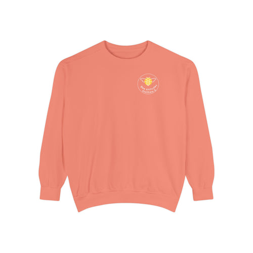Bee-Attitudes ~ Matthew 5:4 ~ Garment-Dyed Sweatshirt White Letters